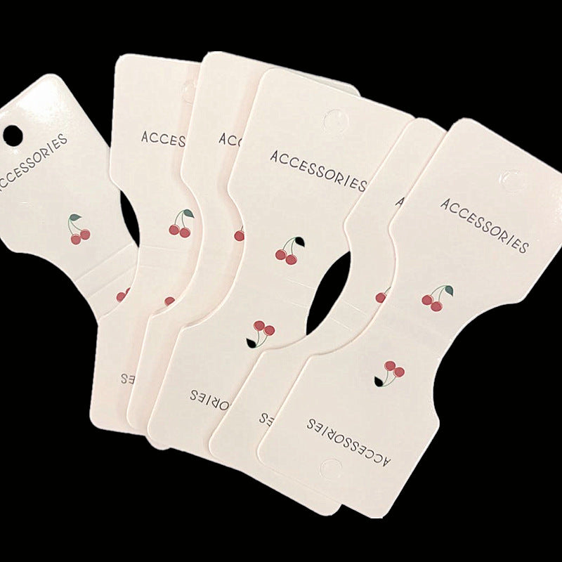about 200 bundles of head rope packaging card hair ring tag hair rope card blank necklace card paper oem