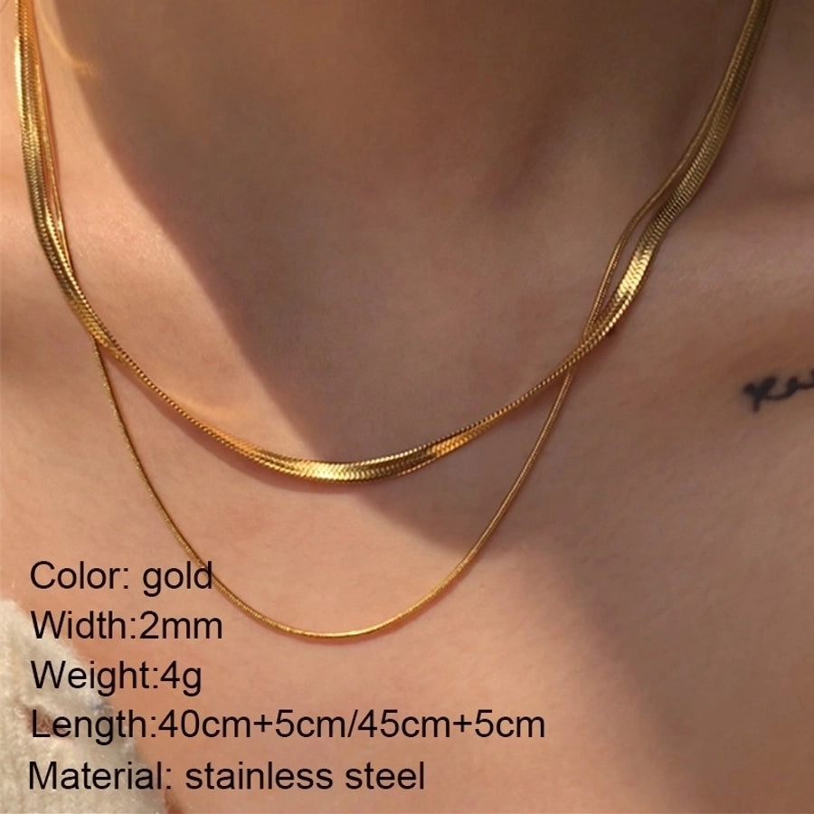 basic letter stainless steel copper zircon pendant necklace in bulk