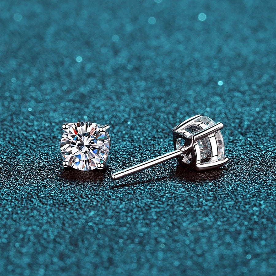 925 Sterling Silver Geometric Earrings