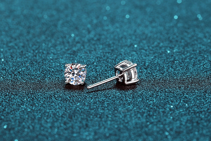 925 Sterling Silver Geometric Earrings