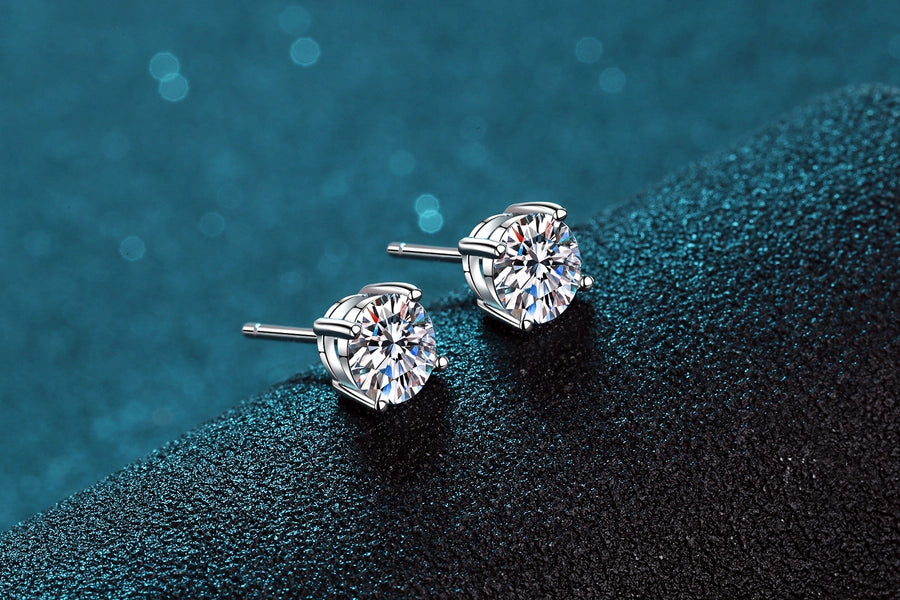 925 Sterling Silver Geometric Earrings