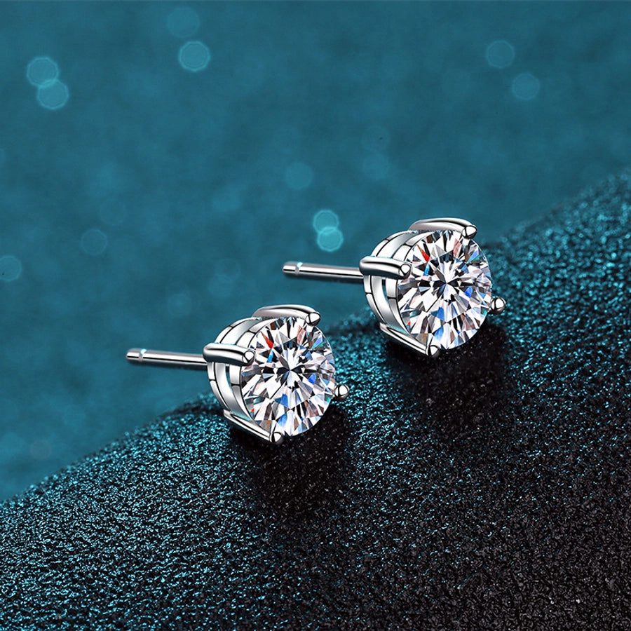 925 Sterling Silver Geometric Earrings