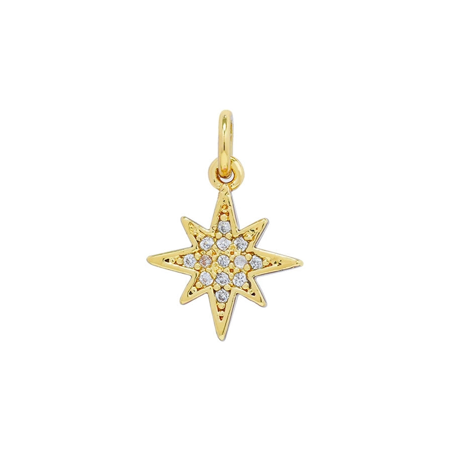 1 Piece Copper Rhinestones Solid Color Pendant