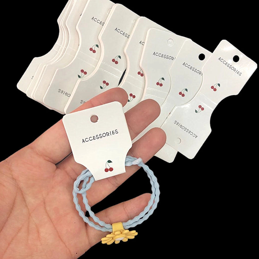 about 200 bundles of head rope packaging card hair ring tag hair rope card blank necklace card paper oem