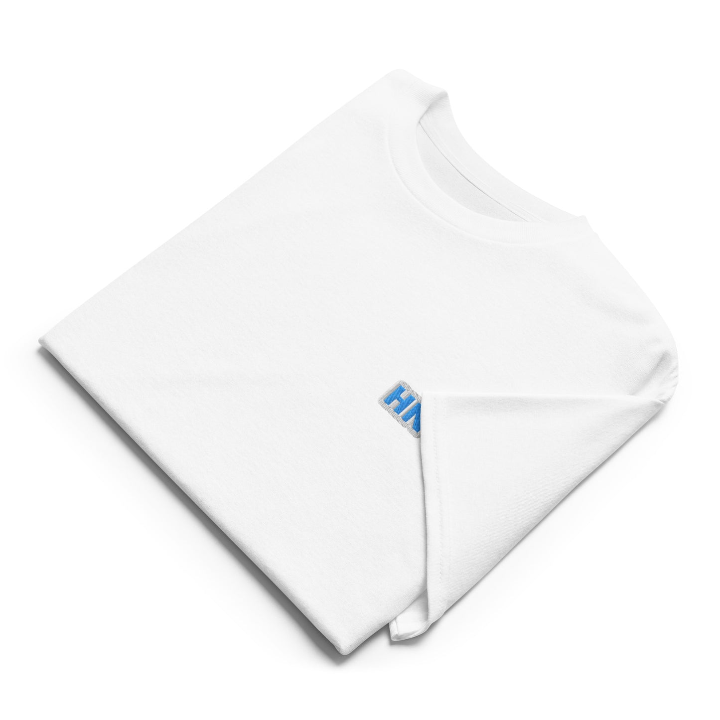 Camiseta de Algodon con iniciales HN Bordados Honduras Comoda DryBlend®