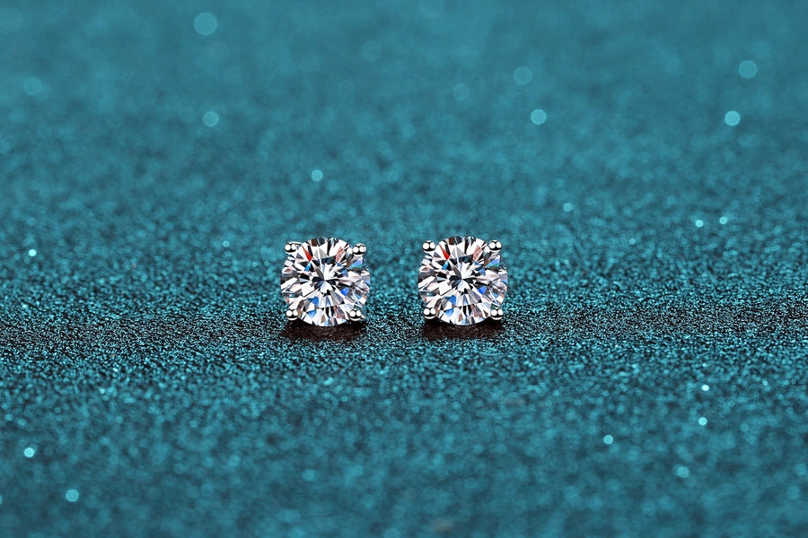 925 Sterling Silver Geometric Earrings